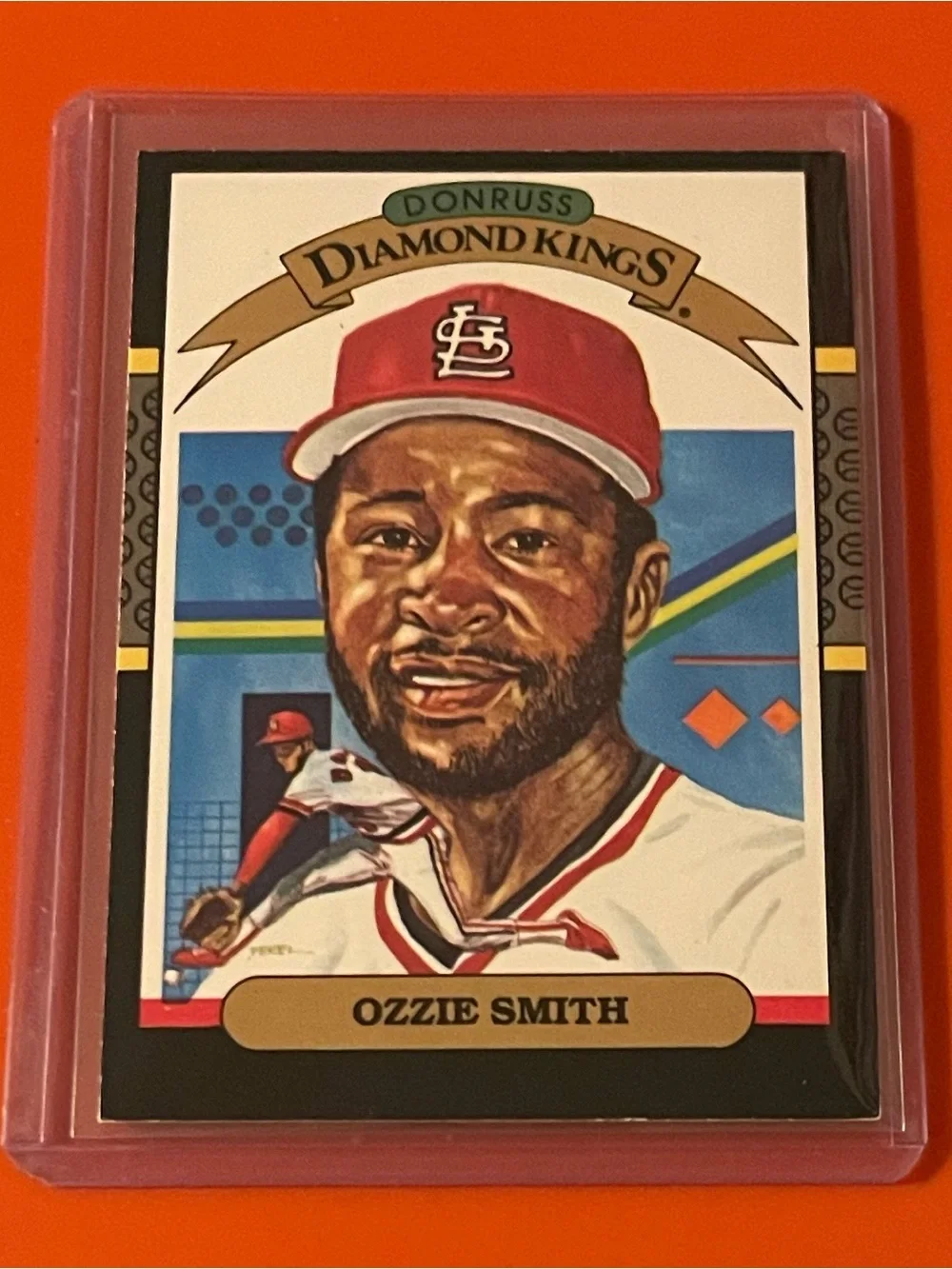 Ozzie Smith #5 1987 Donruss [Diamond Kings] Baseball Trading Card